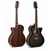 Guitarra Electracústica Cutaway Negra QAG48GA Blast